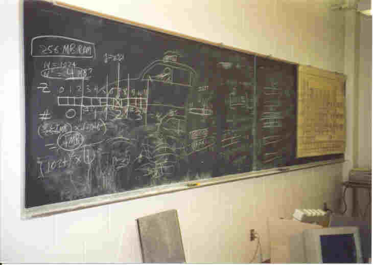 Blackboard from a Computational Physics Class